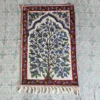 Dusooty Cotton Wall Hanging with Kashmiri Silk Chain Stitch Embroidery (3x2 ft)