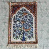 Handcrafted Wall Hanging in Dusooty Cotton with Kashmiri Chain Stitch Embroidery (3x2 ft)