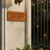 Handmade Nameplate in Kashmiri Walnut Wood Carved for Home, Office, etc Entrance Outdoor