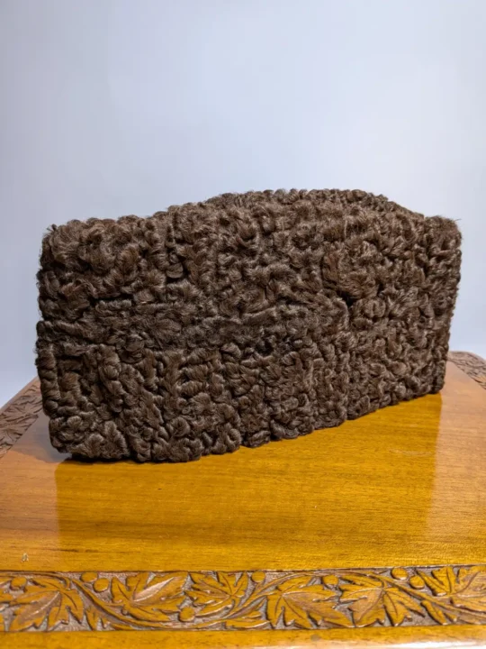 Dark Brown Kashmiri Karakuli Cap