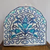 Sophisticated Kashmiri Handmade Tea Cozy with Crewel Embroidery - Gulmarg