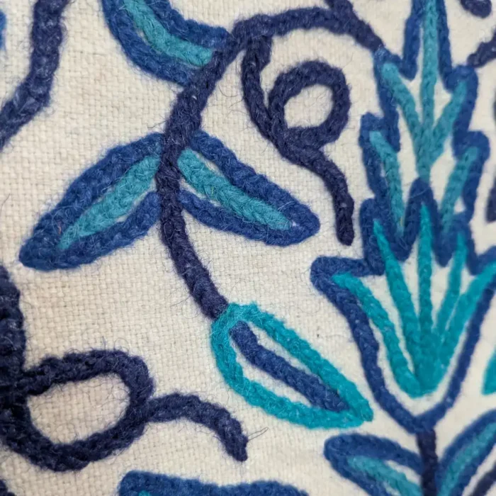 Sophisticated Kashmiri Handmade Tea Cozy with Crewel Embroidery - Gulmarg - Image 2