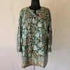 Kashmiri Short Green Nazneen Kurti in Georgette with Aari Embroidery