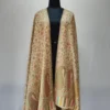 Kashmiri Beige Kani Wool Shawl for Men