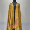 Men’s Mustard Kashmiri Shawl in Fine Wool