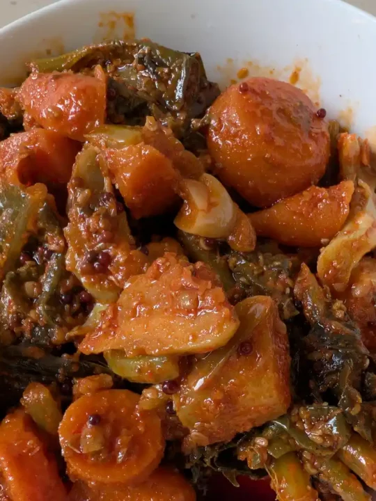 Kashmiri Mixed Vegetable Pickle | Achaar