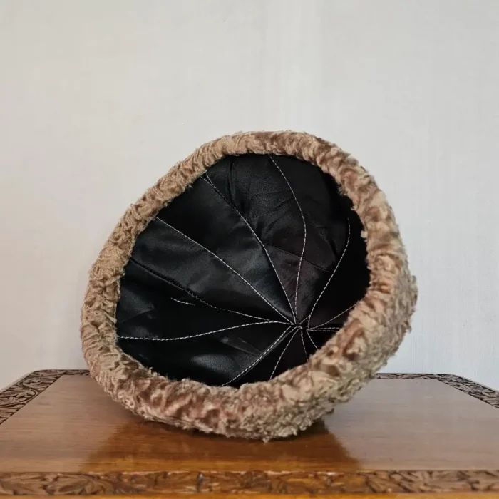 Dual Shaded Brown Kashmiri Karakuli Cap | Amabassadors Hat - Image 4