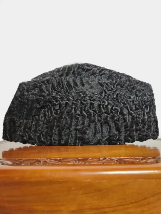 Black Kashmiri Karakul Cap