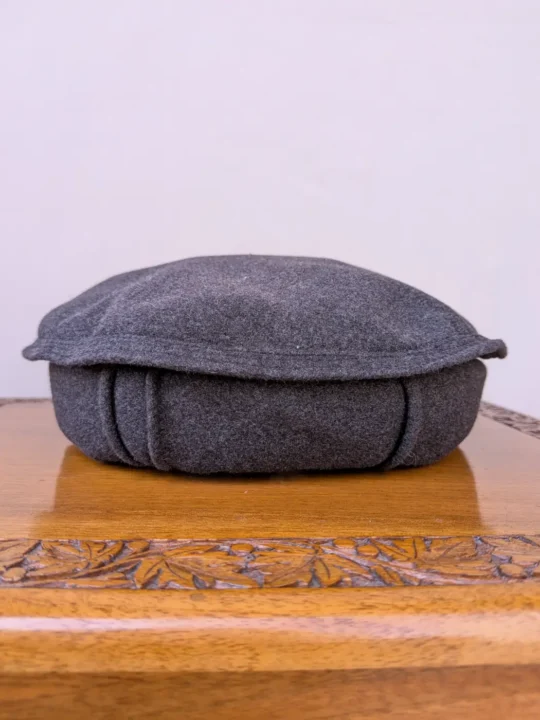 Dark Grey Afghani Style Pakol Cap
