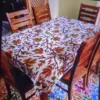 Kashmiri Dining Table Cover With Crewel Embroidery (6*4 feet)