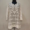 Georgette Pink Sehrish Short Kurti with Kashmiri Aari Embroidery