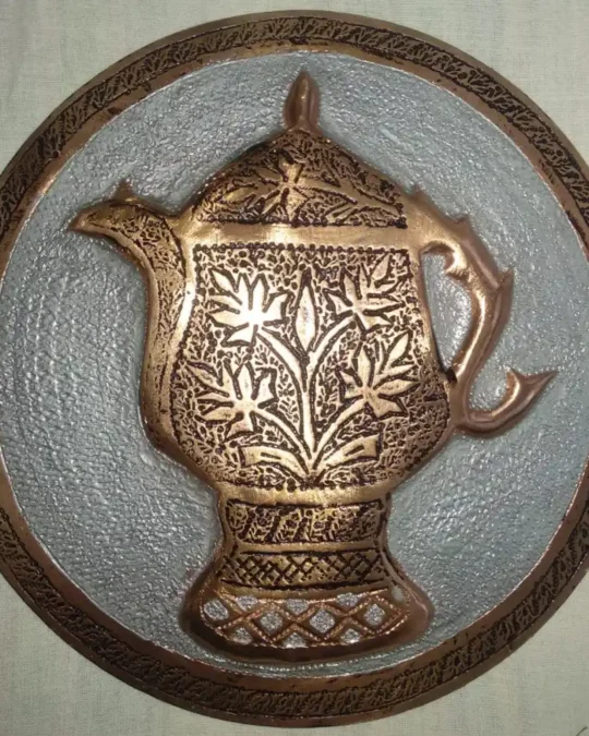 Wall Plate Pure Copper and Hand Engraved | Samavar Design