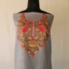 Dark Grey Cotton Kashmiri Shehnaz Suit with Hand Aari Work