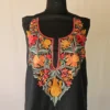 Mehr Black Hand Aari Work Kashmiri Suit in Cotton
