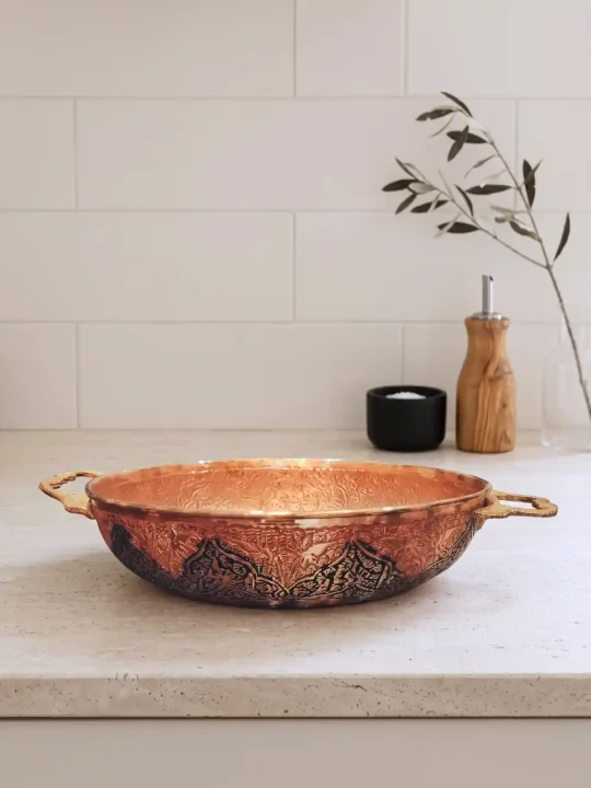 Kashmiri Copper Frying Pan