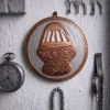 Pure Copper Hand Engraved Wall Plate with Kangri Design