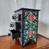 Hand Painted Blue Kashmiri Paper Machie Almirah