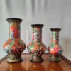 paper machie flower vase set