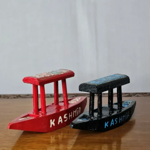 Kashmiri Paper Machie Shikara | Set of 2