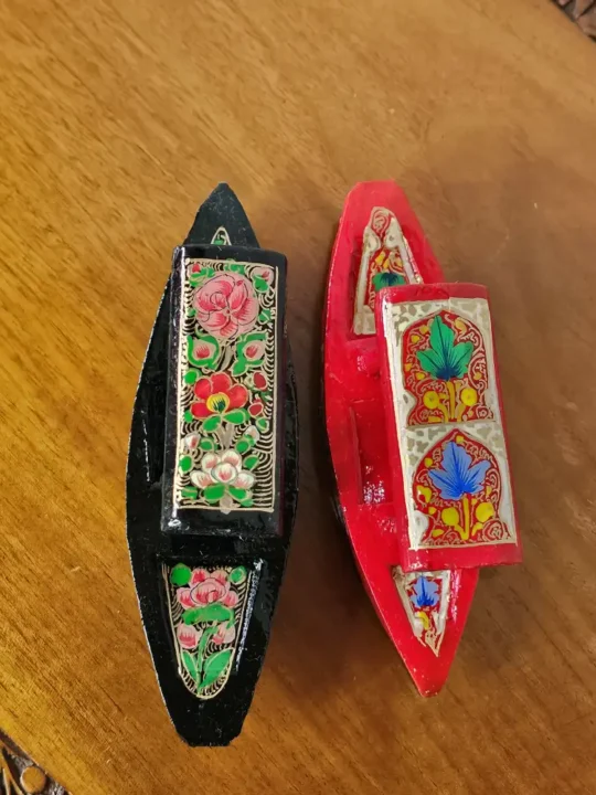 Set of 2 | Paper Machie Shikara from Kashmir