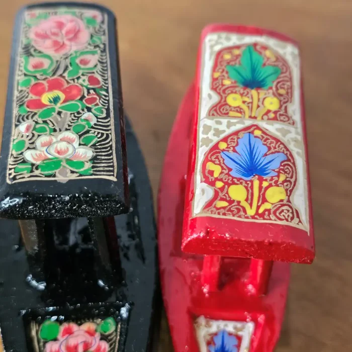Set of 2 | Paper Machie Shikara from Kashmir - Image 3
