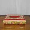 Kashmiri Red Small Tissue Box Holder