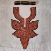 Black Tilla Embroidered Kashmiri Sonzal Patch with Lace