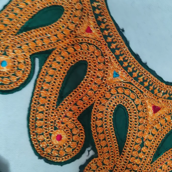 Kashmiri Tillawork Badam Kul Embroidery Patch - Image 2