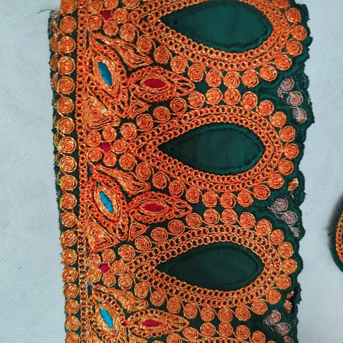 Kashmiri Tillawork Badam Kul Embroidery Patch - Image 3