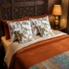 Set of 2 Cushion Covers and 2 pillow Covers with Hand Crewel Work