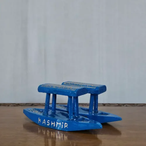 Set of 2 | Blue Kashmiri Paper Machie Shikara