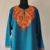 Kashmiri Aari Work Long Summer Cool Kurti