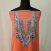 Peach 2PC Summer Cool Kashmiri Suit With Hand Ari embroidery - Zohra