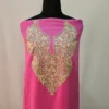 Pink 2PC Summer Cool Kashmiri Suit With Hand Ari embroidery - Zohra
