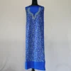 Blue Unstitched 2PC Kashmiri Cotton Suit | All over Jaal Badami Work – Dal Jheel