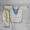 Cotton Kurta Set for Baby Girl with Kashmiri Aari Work