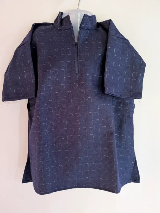Umar Royal Blue Tweed Kashmiri Pheran for Boy (2-3 years)