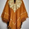 Cashmilon aari embroidered poncho