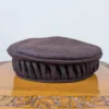 Dark Brown Pakol Zig Zag Twisted Cap | Afghani Style