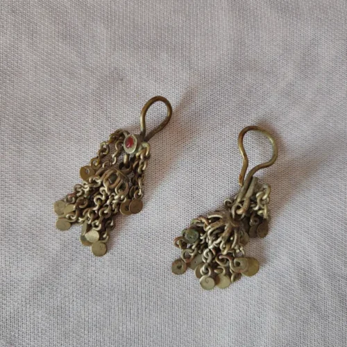 Jhumka Earrings Silver Antique from Kashmir | Regal Treasure