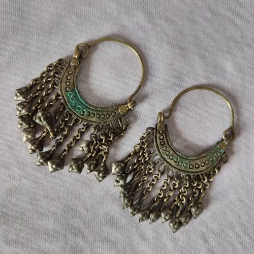 Kashmiri Silver Jewellery – Vintage Traditional Earrings