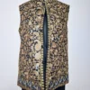 Toosha Designer Black Nehru Jacket | Waist Coat with Kalamkari Aari Elegance