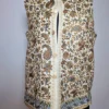 White Toosha Designer Nehru Jacket | Waist Coat with Kalamkari Aari Elegance