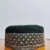 Black Pashmina Kashmiri Premium Hand Sozni Work Cap
