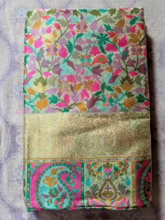 Geen Cotton Silk Kani Pattern Saree