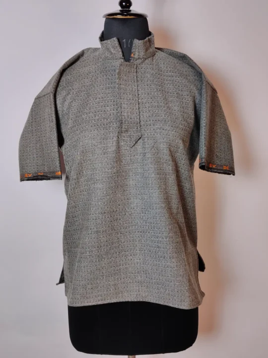 Tweed Grey Winter Pheran for Boys (5-6 Years)