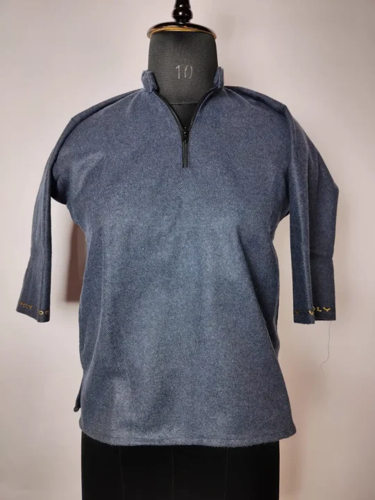 Kashmiri Tweed Boys Blue Pheran for Winters (3-4 years)