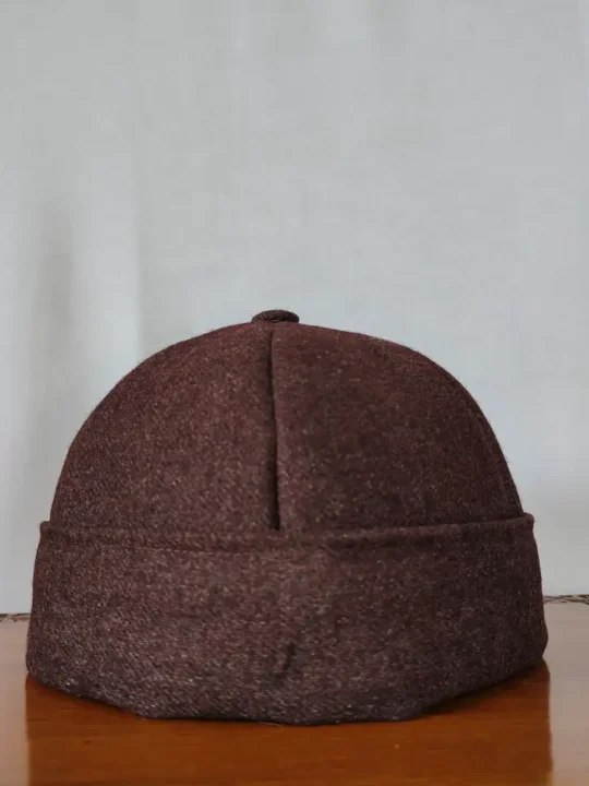 Kashmiri Brown Round Wool Cap