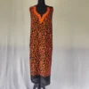 Black Crush Cotton All-over Jaal Aari Work suit