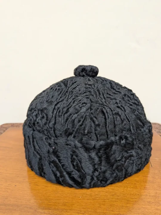 Black Kashmiri Karakuli Cap | Amabassadors Hat